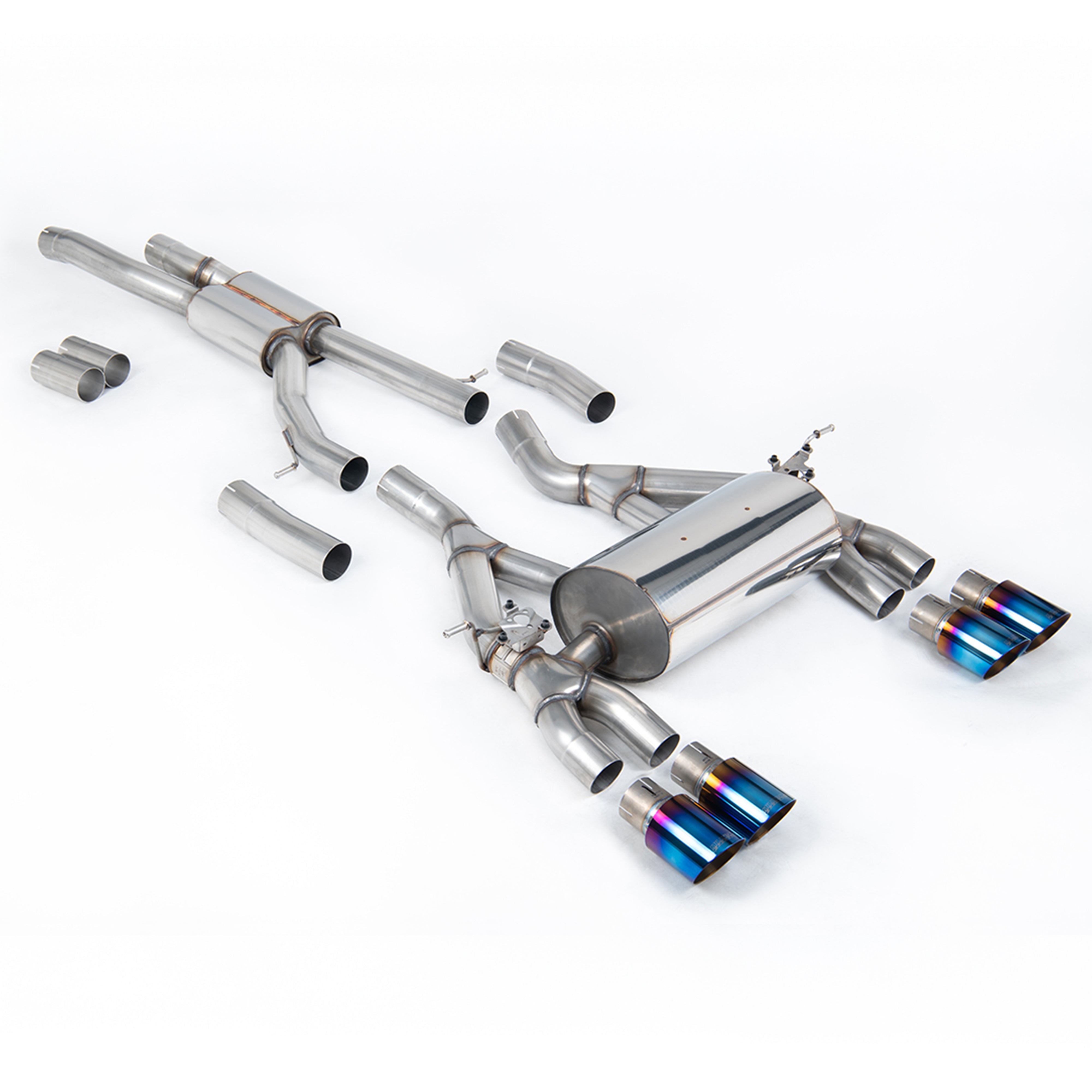 Milltek Cat Back Equal Length (Loudest) Exhaust System for BMW F80 M3 ...