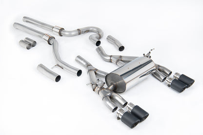 Milltek Cat Back Equal Length (Loudest) Exhaust System for BMW F80 M3 - Non OPF/GPF Model - Carbon Tips - SSXBM1149