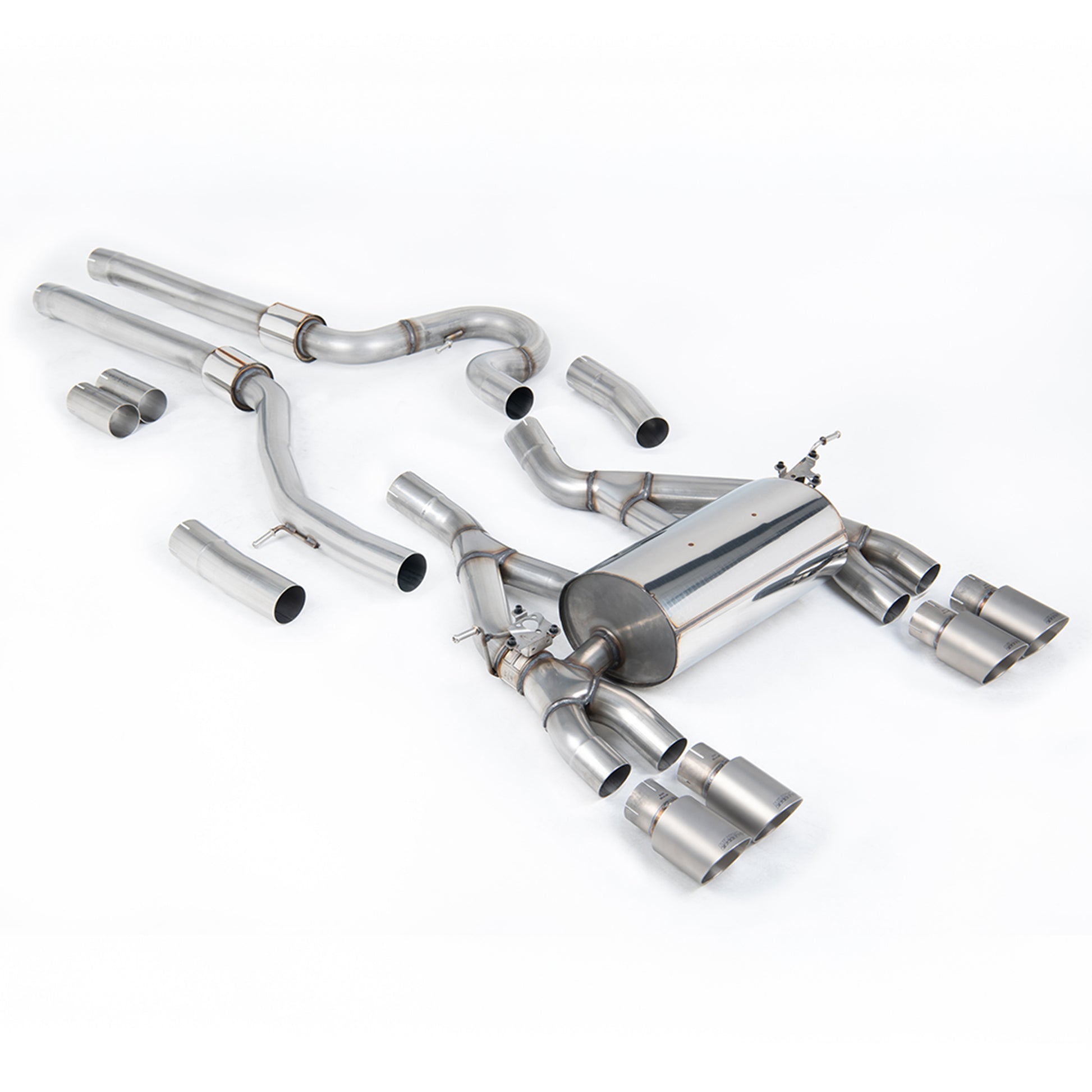 Milltek Cat Back Equal Length (Loudest) Exhaust System for BMW F80 M3 - Non OPF/GPF Model - Titanium Tips - SSXBM1148 