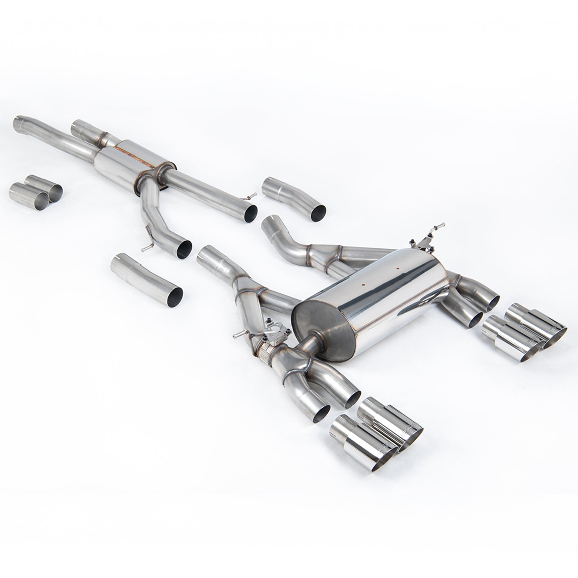 Milltek Cat Back Exhaust System for BMW F80 M3 - Non OPF/GPF Model - Polished Tips - SSXBM994