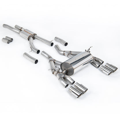 Milltek Cat Back Exhaust System for BMW F80 M3 - Non OPF/GPF Model - Polished Tips - SSXBM994