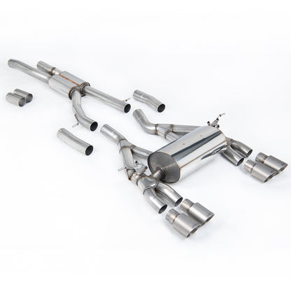 Milltek Cat Back Exhaust System for BMW F80 M3 - Non OPF/GPF Model - Titanium Tips - SSXBM992