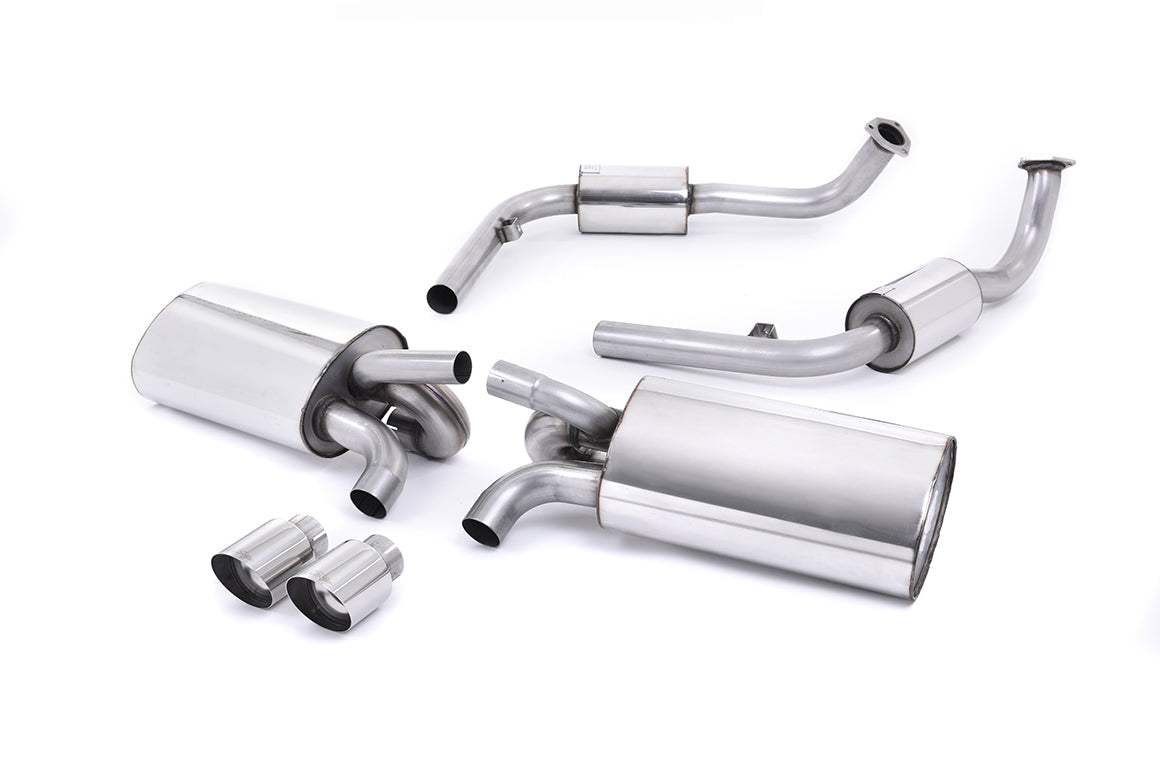 Milltek Cat Back Exhaust System for Porsche 987 Cayman S | Boxster S (3.4L) Gen 1 Polished Tips
