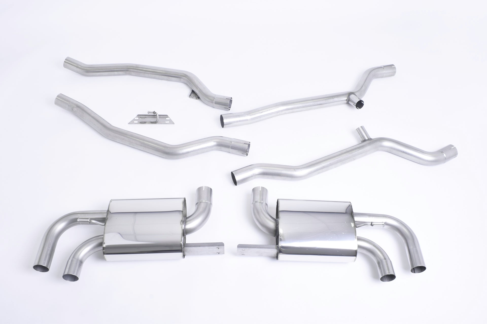 Milltek Cat Back Non-Resonated Exhaust System OEM Look for Porsche Cayenne 958 Turbo 4.8 V8 (Pre-Facelift)