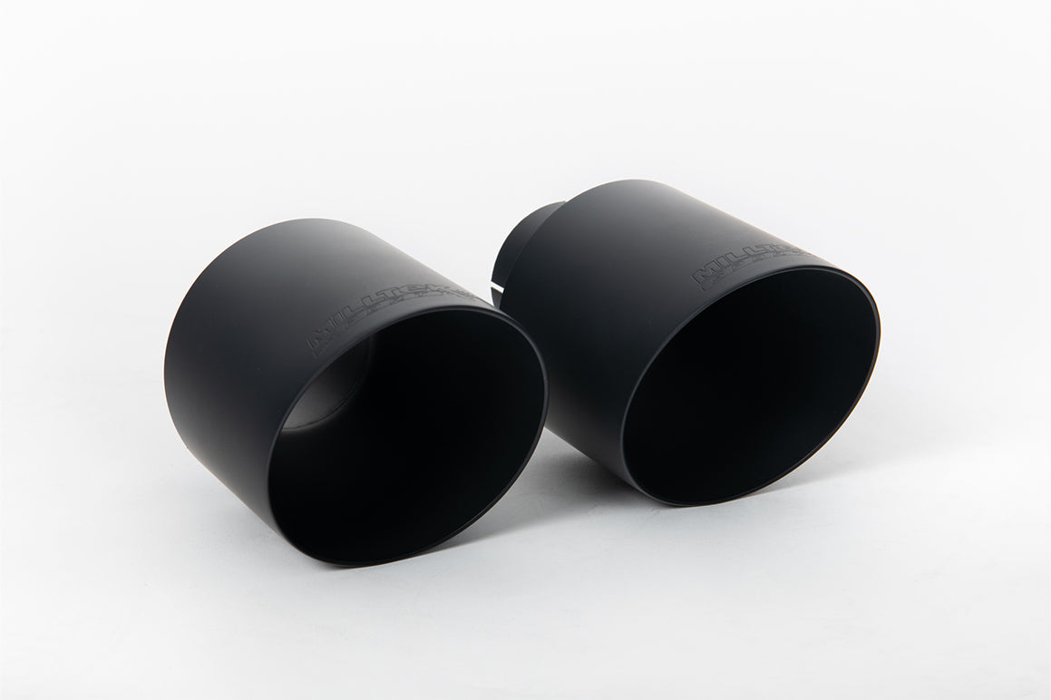 Milltek Cerakote Black Exhaust Tips Toyota GR Yaris