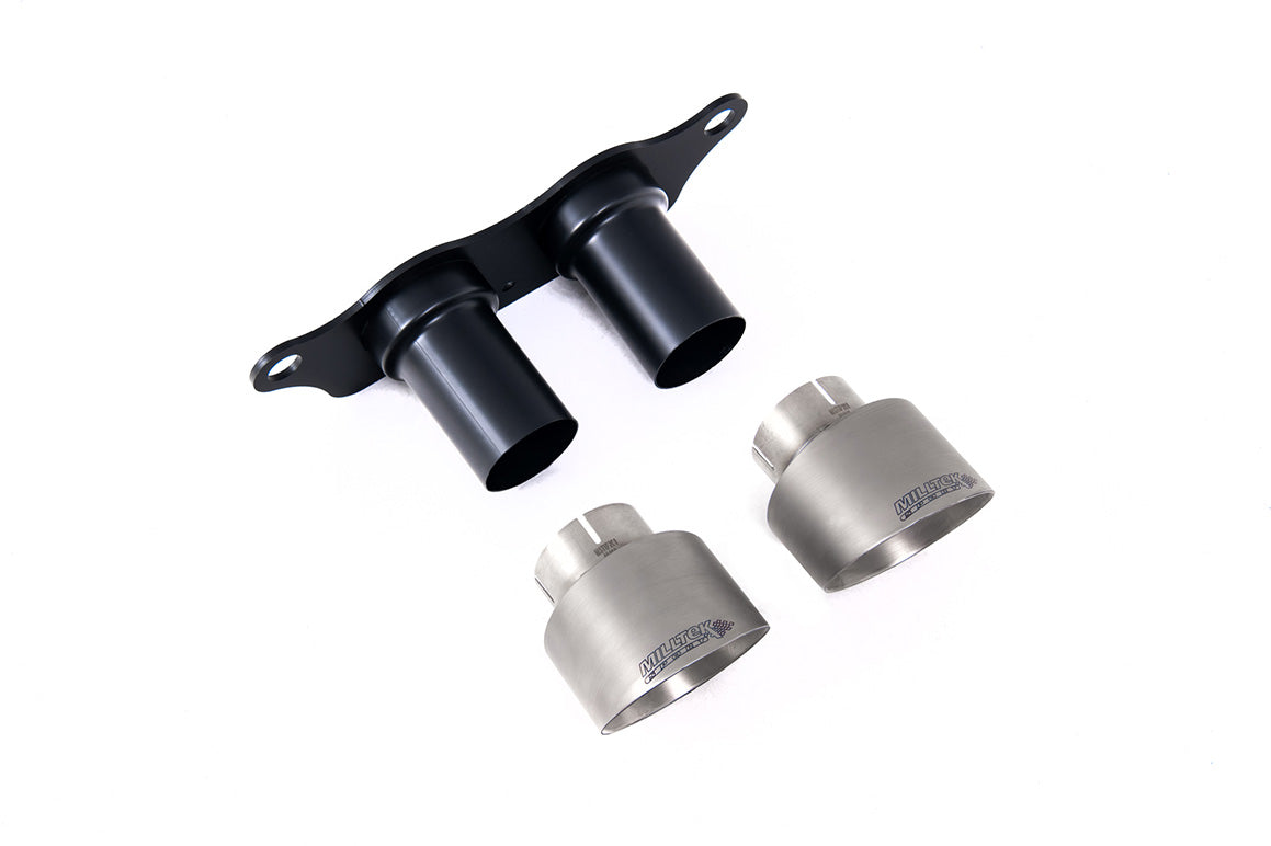 Milltek Exhaust Tips for Porsche 911 (991.2) GT3 | GT3 RS (Fits OE & MIlltek System) Titanium