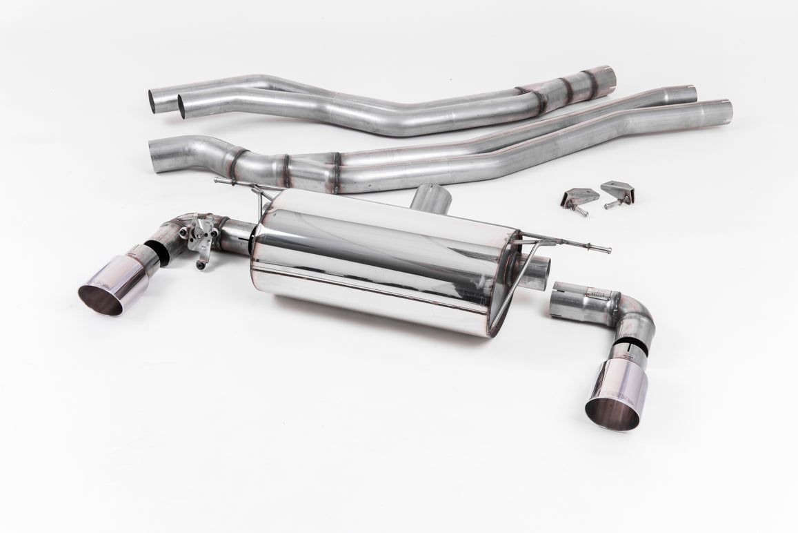 Milltek Non-Resonated Cat Back Race Exhaust System for BMW M140i F20 & F21 | LCI | Non OPF - Polished Tips - SSXBM1046