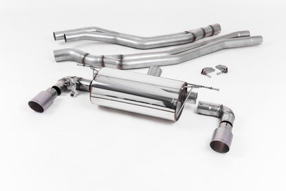 Milltek Non-Resonated Cat Back Race Exhaust System for BMW M140i F20 & F21 | LCI | Non OPF - Titanium Tips - SSXBM1048