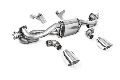 Milltek OPF Back Exhaust System for Porsche 718 Cayman GT4 | Boxster GTS (4.0) Manual & PDK Cars Polished Tips