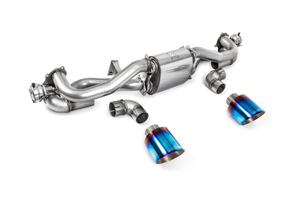 Milltek OPF Back Exhaust System for Porsche 718 Cayman GT4 | Boxster GTS (4.0) Pre Feb 2020 Burnt Blue Tips
