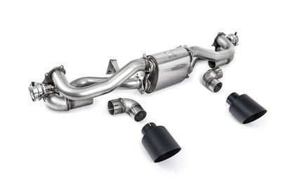 Milltek OPF Back Exhaust System for Porsche 718 Cayman GT4 | Boxster GTS (4.0) Pre Feb 2020 Cerakote Black Tips