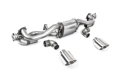Milltek OPF Back Exhaust System for Porsche 718 Cayman GT4 | Boxster GTS (4.0) Pre Feb 2020 Polished Tips