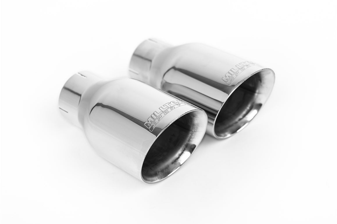 Milltek OPF Back Rear Silencer Delete Exhaust System for Porsche 718 Cayman | Boxster GTS (2.5T) Polished Tips