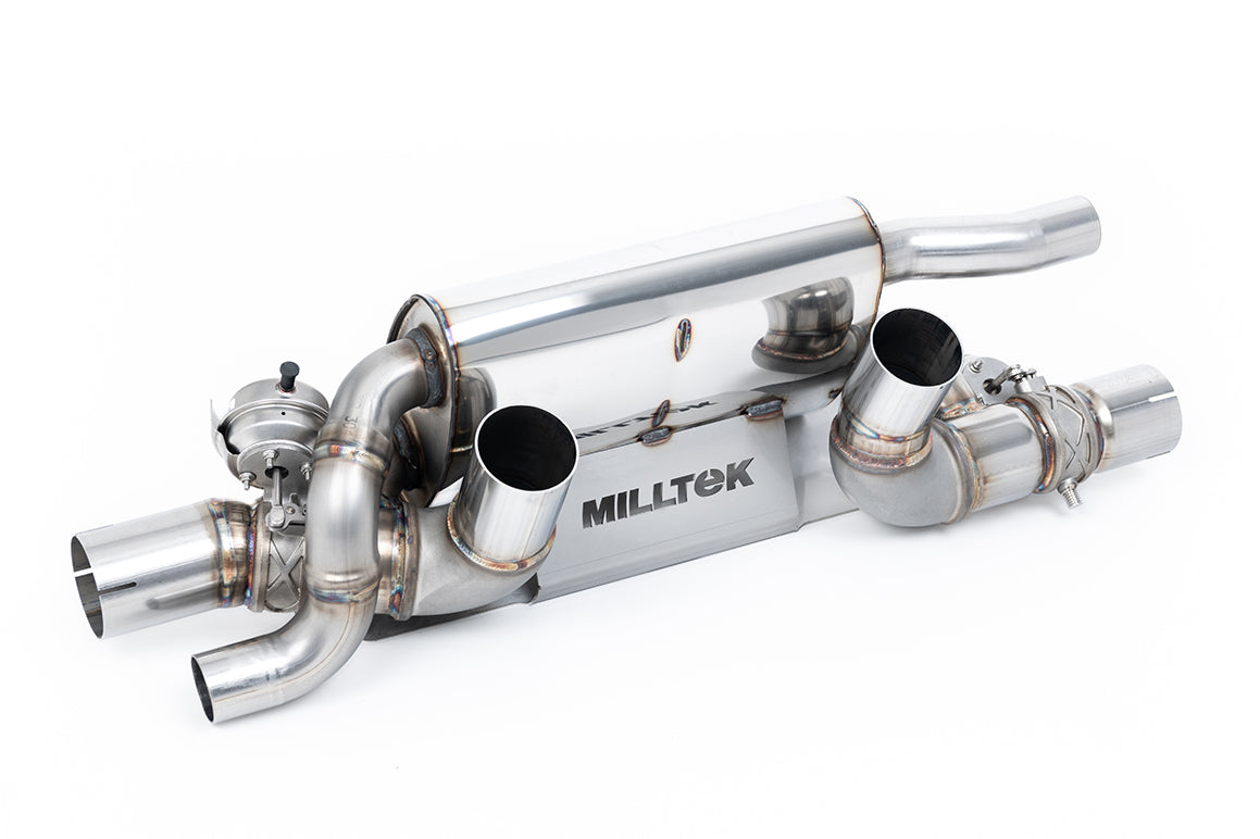 Milltek Rear Silencer Delete Exhaust System for Porsche 911 (991.2) T / S / GTS (3.0L) 