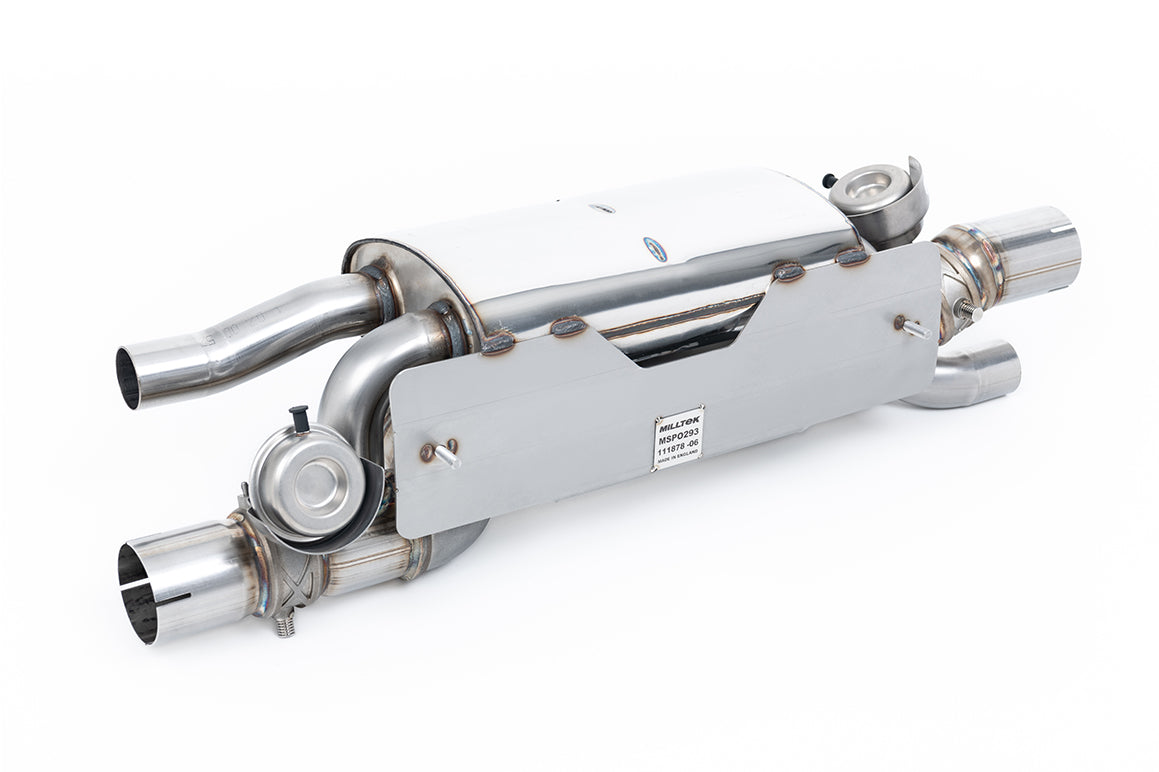 Milltek Rear Silencer Delete Exhaust System for Porsche 911 (991.2) T / S / GTS (3.0L) 