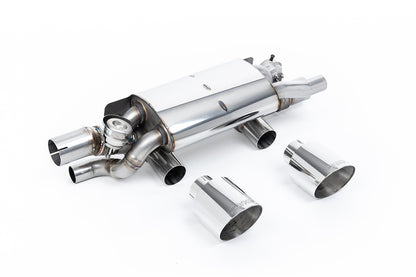 Milltek Rear Silencer Delete Exhaust System for Porsche 911 (991.2) T / S / GTS (3.0L)  Polished Tips