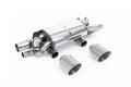Milltek Rear Silencer Delete Exhaust System for Porsche 911 (991.2) T / S / GTS (3.0L) Titanium Tips