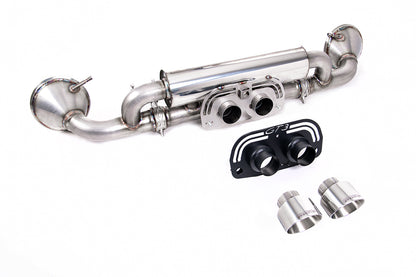 Milltek Rear Silencer Exhaust System for Porsche 911 (992.1) GT3 Polished Tips