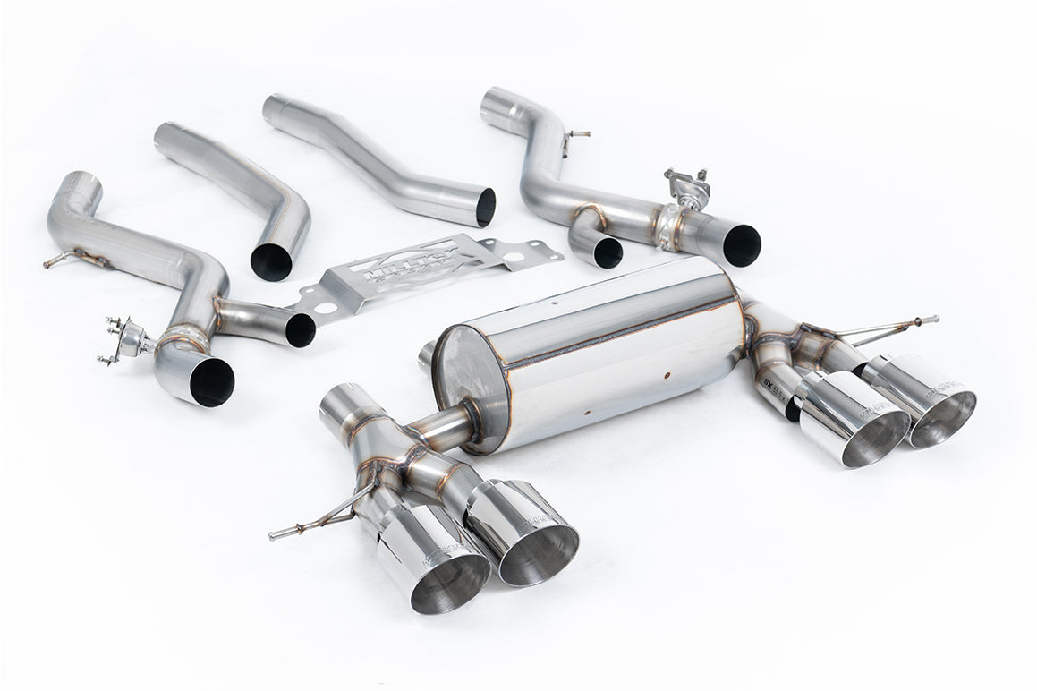 Milltek Resonated OPF Back Exhaust System for BMW M2 G87 | OPF/GPF Models Polished Tips