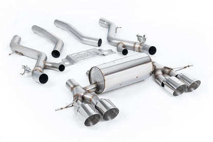 Milltek Resonated OPF Back Exhaust System for BMW M2 G87 | OPF/GPF Models Polished Tips