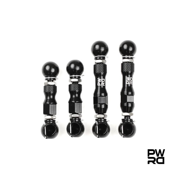 PWRD Air Suspension Lowering Links Tesla Model S 2012 - Current (Including Plaid) PWRD Air Suspension Lowering Links Tesla Model X 2015 - Current 