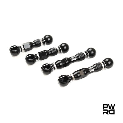 PWRD Air Suspension Lowering Links Tesla Model S 2012 - Current (Including Plaid) PWRD Air Suspension Lowering Links Tesla Model X 2015 - Current 