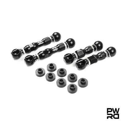 PWRD Air Suspension Lowering Links Tesla Model S 2012 - Current (Including Plaid) PWRD Air Suspension Lowering Links Tesla Model X 2015 - Current 