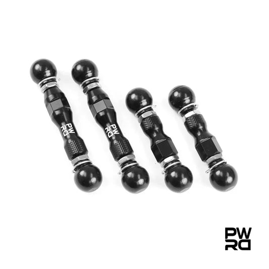 PWRD Air Suspension Lowering Links Tesla Model S 2012 - Current (Including Plaid) PWRD Air Suspension Lowering Links Tesla Model X 2015 - Current 