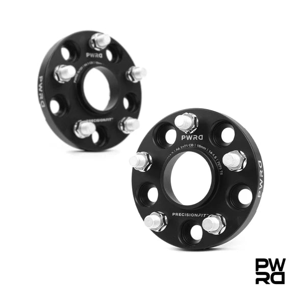 PWRD Precision Fit Hubcentric Wheel Spacers – Tesla Model S (2012–Current incl. Plaid) PWRD Precision Fit Hubcentric Wheel Spacers – Tesla Model X (2015–Current) 15mm 18mm 20m