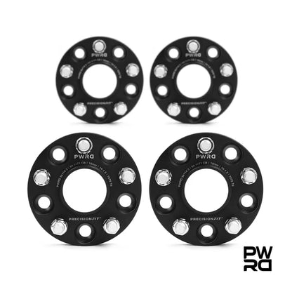 PWRD Precision Fit Hubcentric Wheel Spacers – Tesla Model S (2012–Current incl. Plaid) PWRD Precision Fit Hubcentric Wheel Spacers – Tesla Model X (2015–Current) 15mm 18mm 20m