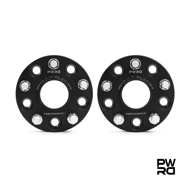 PWRD Precision Fit Hubcentric Wheel Spacers – Tesla Model S (2012–Current incl. Plaid) PWRD Precision Fit Hubcentric Wheel Spacers – Tesla Model X (2015–Current) 15mm 18mm 20m