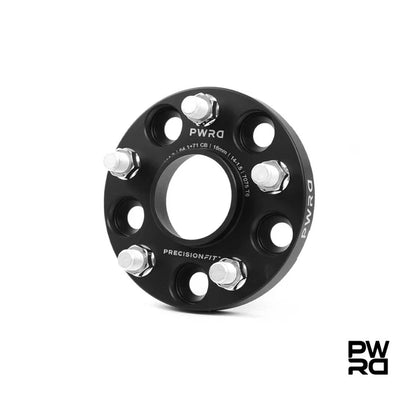 PWRD Precision Fit Wheel Spacers – Tesla Model 3 (2017–Current incl. Highland) Tesla Model Y (2020–Current incl. Juniper) 5x114.3 64.1mm 15mm 18mm 20mm 25mm 30mm