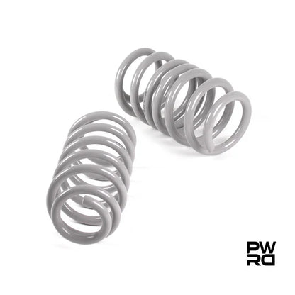 PWRD Progressive Rate Lowering Springs – Tesla Model 3 (2017–Current incl. Highland) PWRD Progressive Rate Lowering Springs – Tesla Model Y (2020–Current incl. Juniper) 