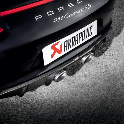 Porsche 911 Carrera / Cabriolet / Targa / S / 4S / GTS (991.2) | Akrapovic | Slip-On Line (Titanium) with Link Pipe Set for OE Non Sport Exhaust