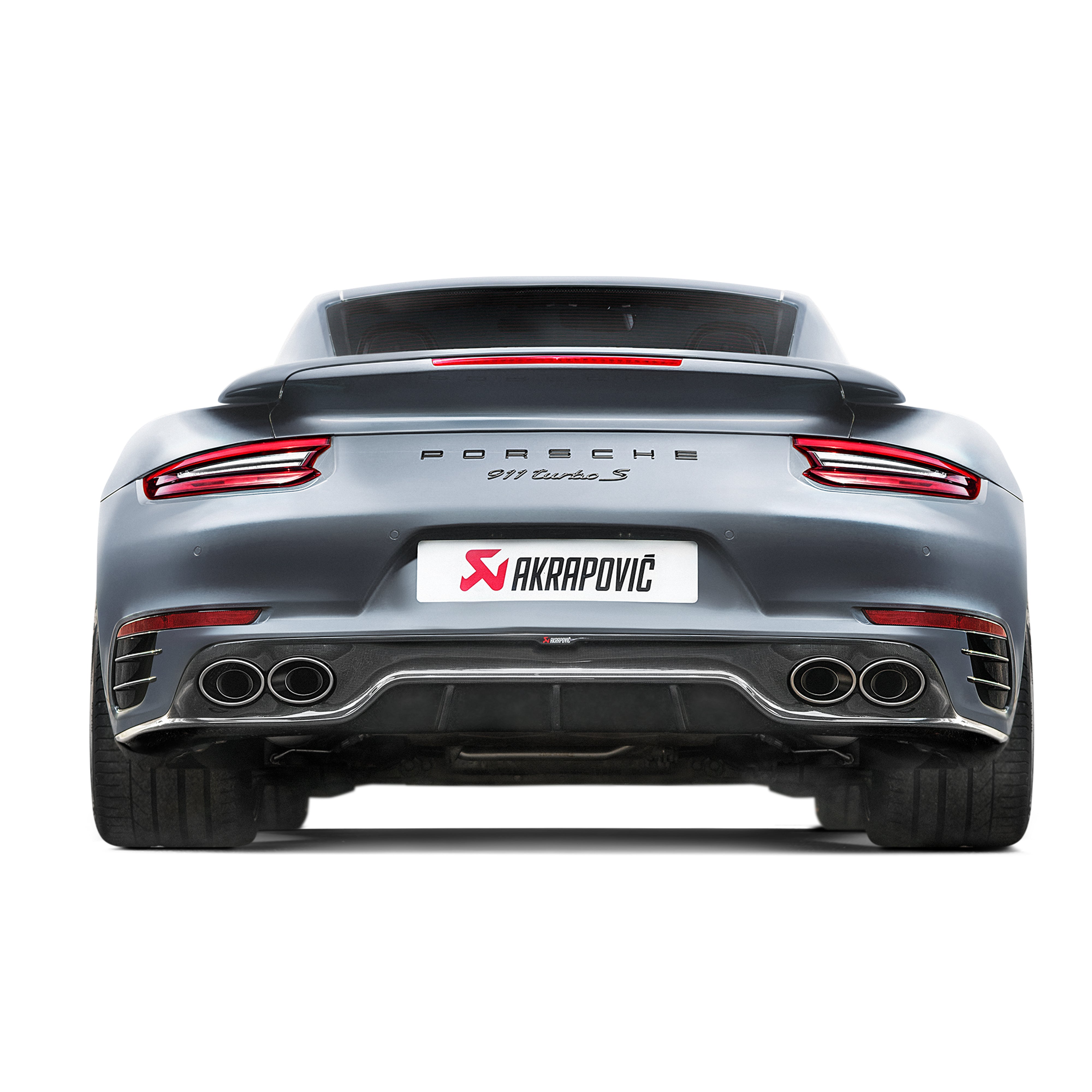 Porsche Turbo Rear Porsche 911 Turbo / Turbo S (991.2) | Akrapovic | Rear Diffuser (Carbo ...