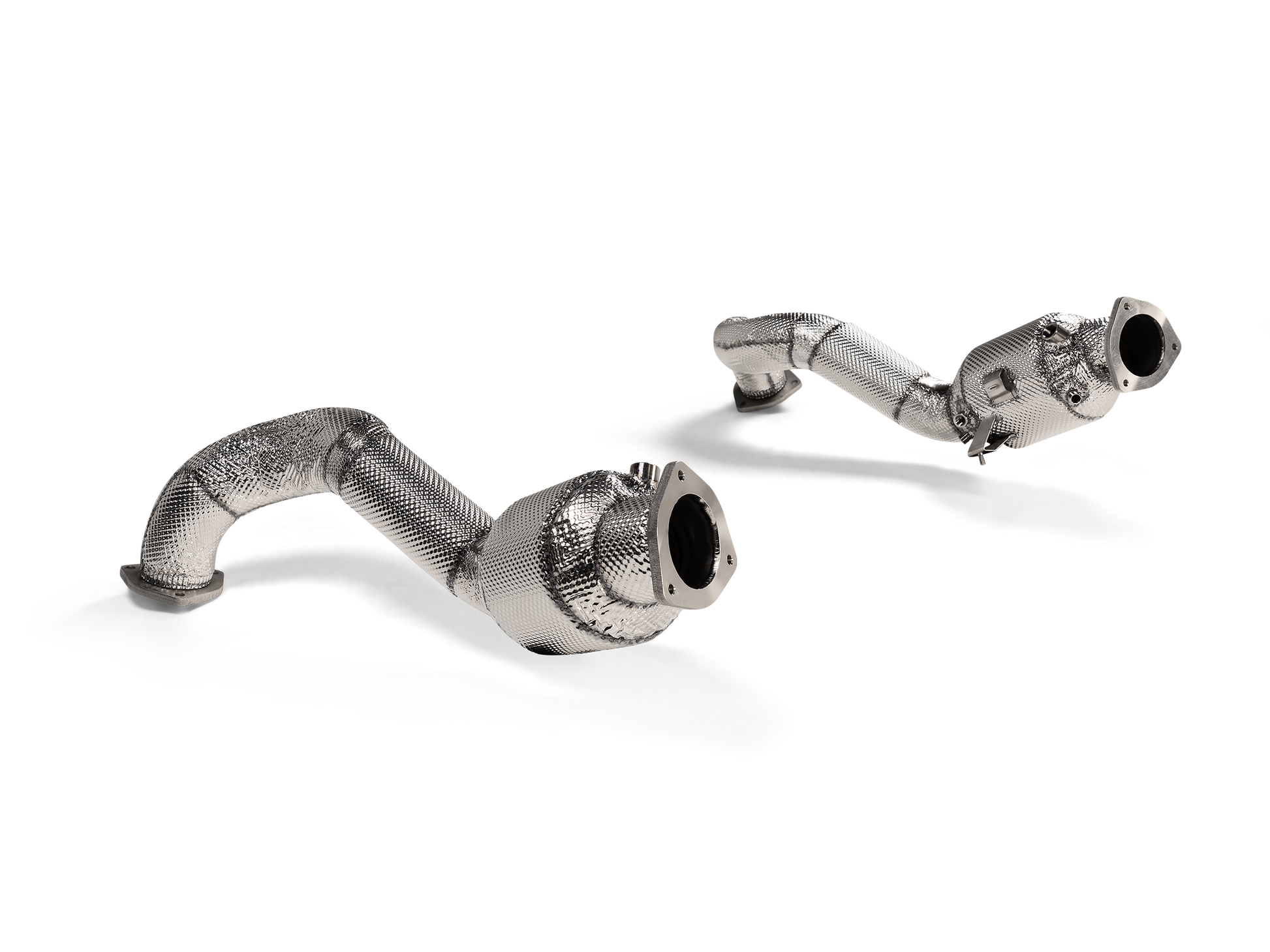 Image of an Akrapovic Titanium link pipe set