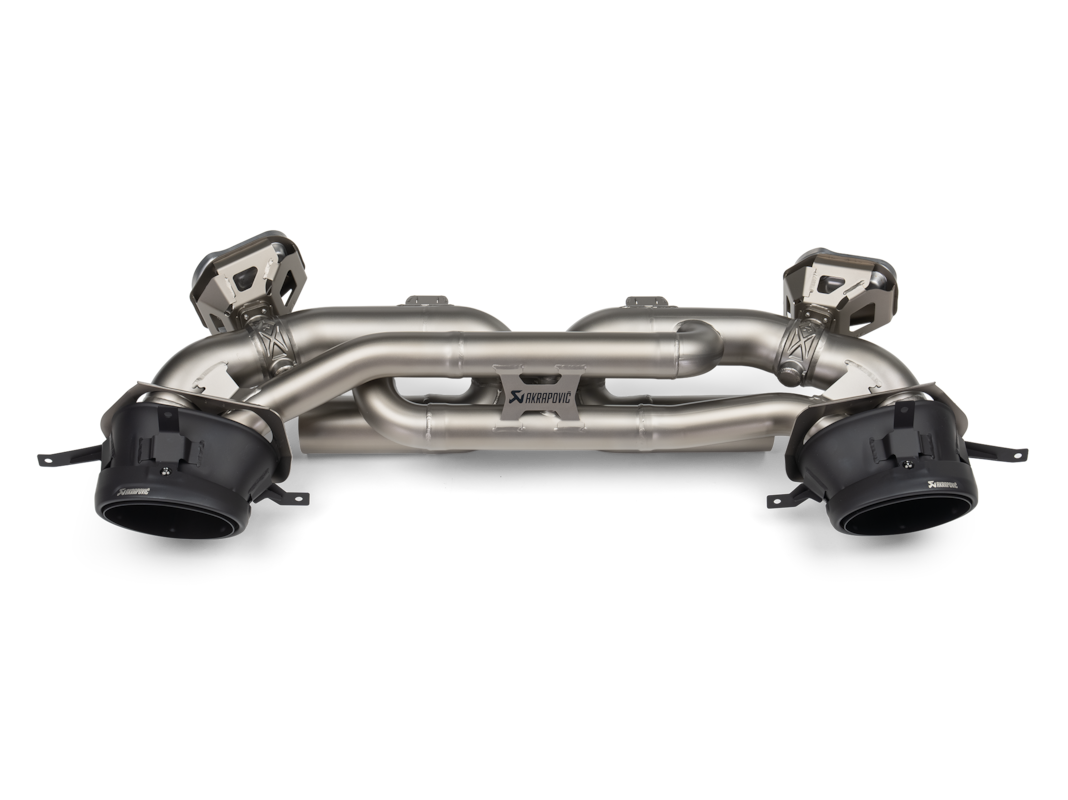 Akrapovic Slip-On Race Line titanium exhaust for Porsche 911 Carrera 992.2 - overview