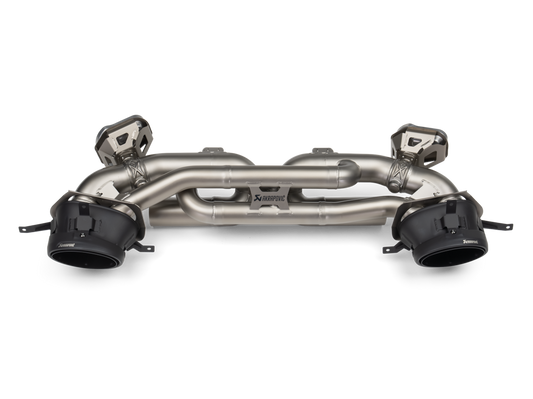 Akrapovic Slip-On Race Line titanium exhaust for Porsche 911 Carrera 992.2 - overview