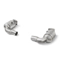 Akrapovic link pipe set with cat SS for Porsche 911 Turbo Turbo S 991.2