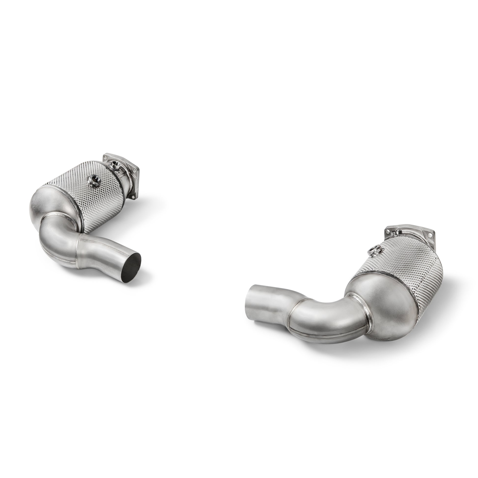 Akrapovic link pipe set with cat SS for Porsche 911 Turbo Turbo S 991.2