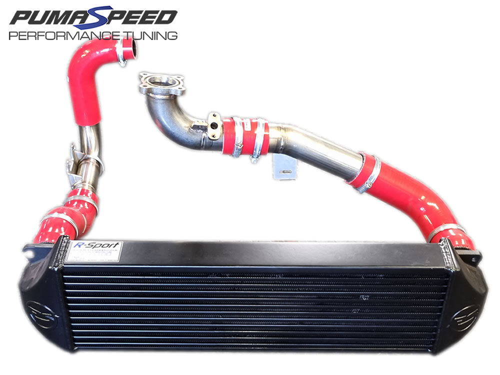 Pumaspeed Racing Re-Active Intercooler Kit fitted to a Toyota GR Yaris