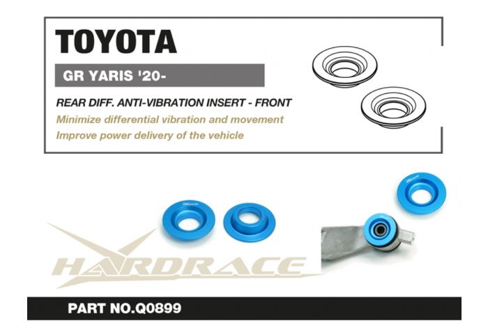 Hardrace Front Differential Anti Vibration Insert Kit - Toyota GR Yaris