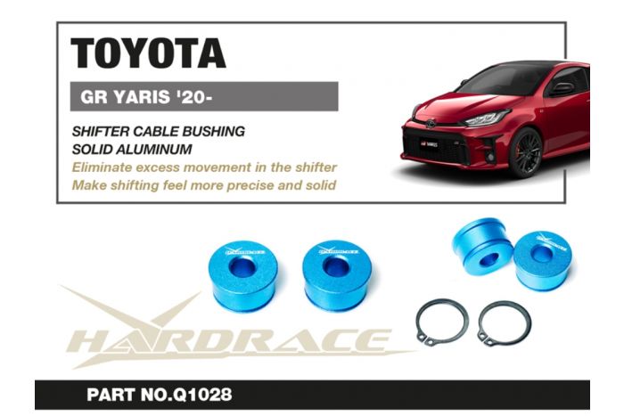 Hardrace Gear Shifter Linkage Cable Aluminium Bush Kit - Toyota GR Yaris