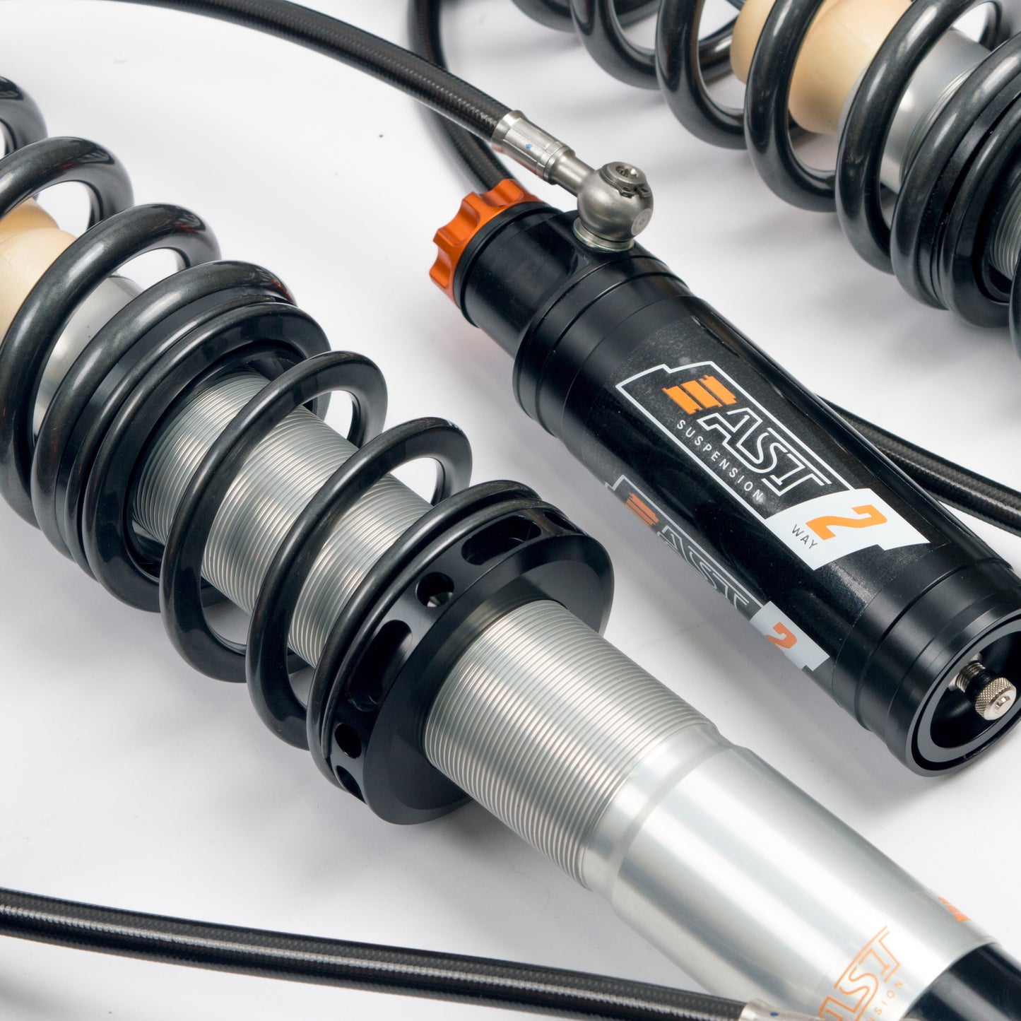 AST Suspension 5200 2-way Adjustable Inverted Coilovers - Subaru Impreza Turbo WRX 4WD (GG|GD)