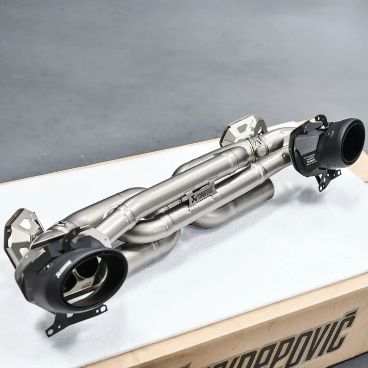 Porsche 911 Turbo / Turbo S / Sport Classic (992.1) | Akrapovic | Tail Pipe Set (Black Titanium)