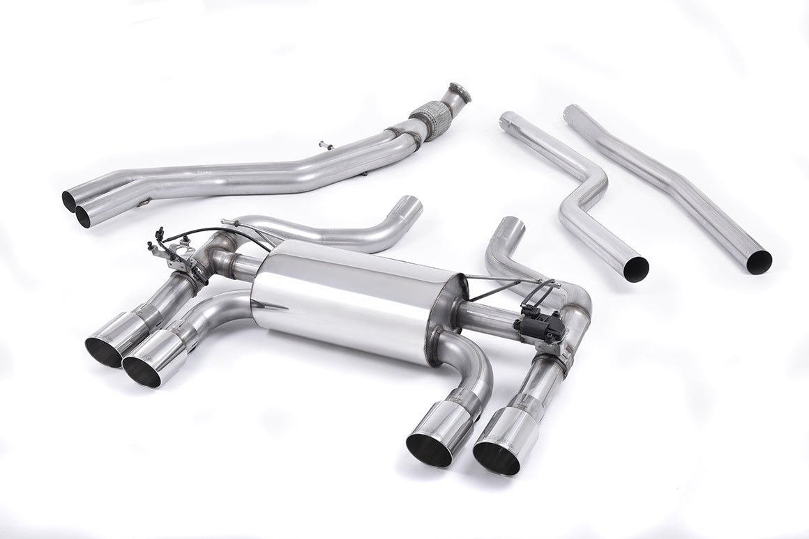 Milltek Hollowtek Twin Valved Exhaust System for BMW M2 F87 - EC Approved