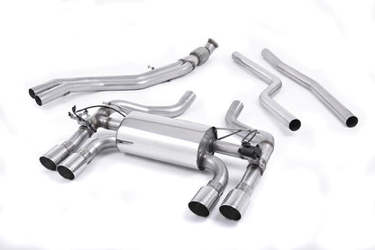 Milltek Hollowtek Twin Valved Exhaust System for BMW M2 F87 - EC Approved