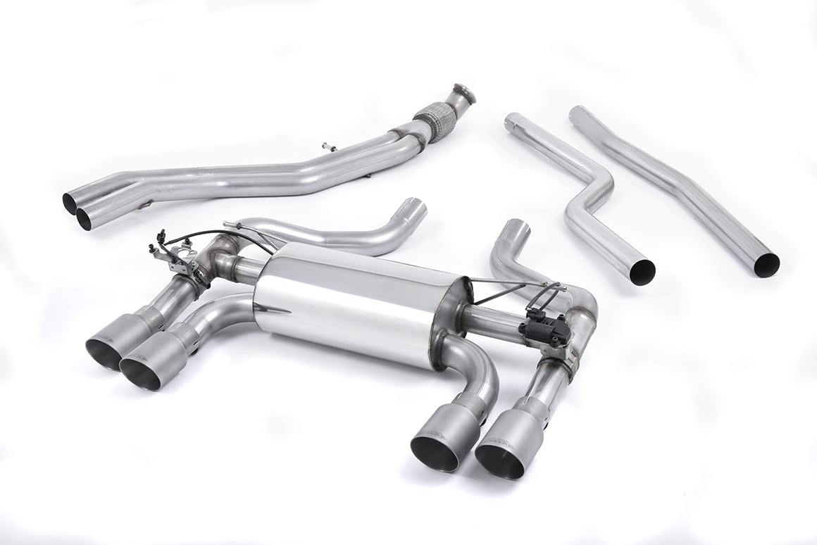 Milltek Hollowtek Twin Valved Exhaust System for BMW M2 F87 - EC Approved