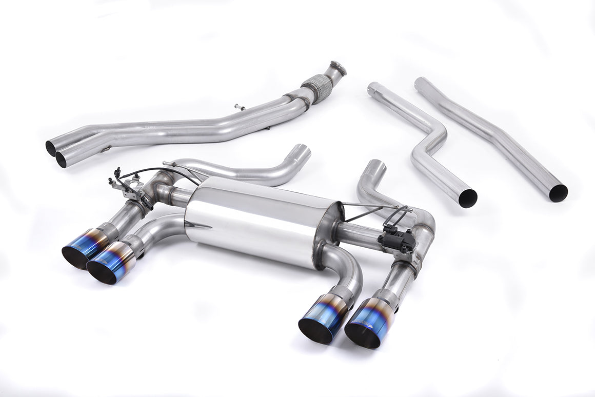 Milltek Hollowtek Twin Valved Exhaust System for BMW M2 F87 - EC Approved