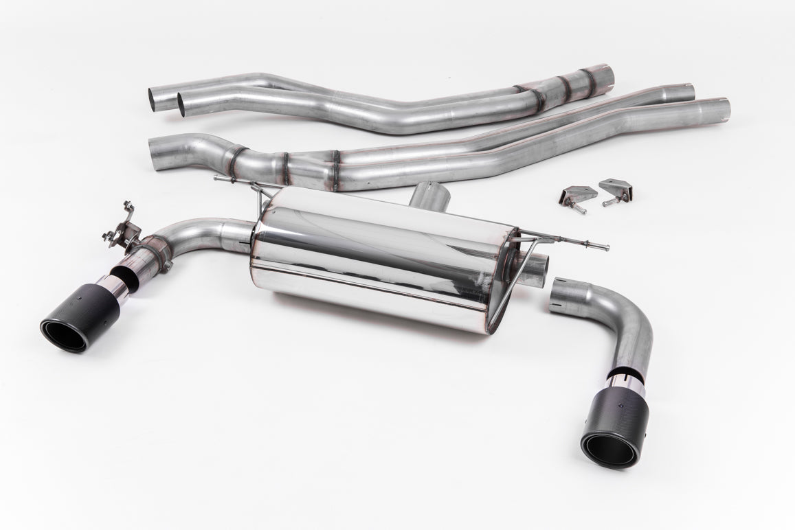 Milltek Non-Resonated Cat Back Race Exhaust System for BMW M240i F22 LCI | Non OPF & Non xDrive